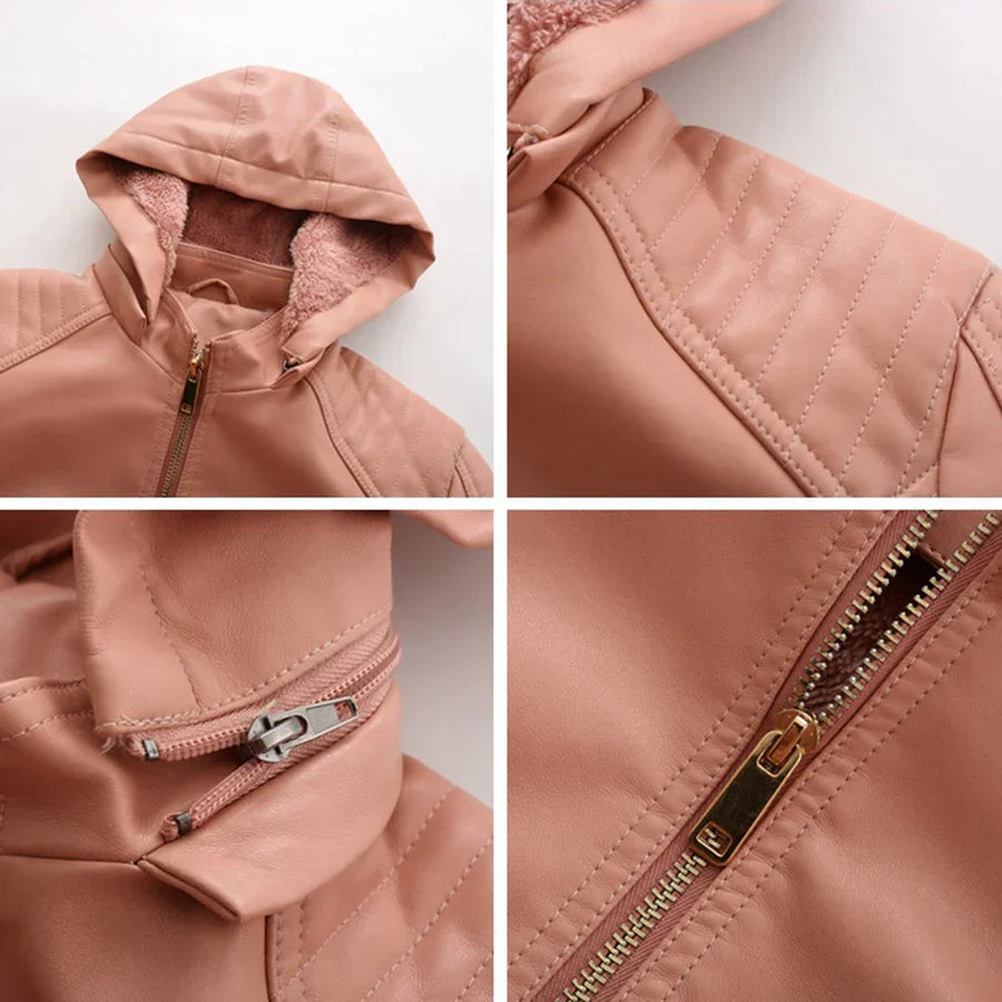 Mirjete - elegante lederjacke für einen zeitlosen look