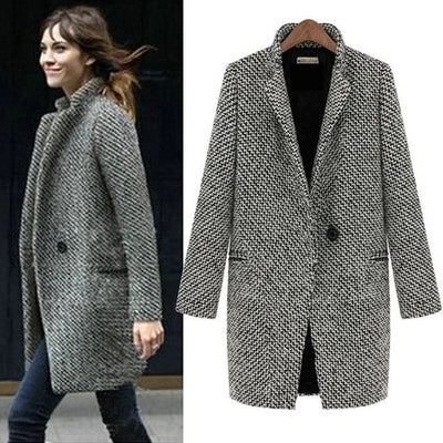 Zaira® | Langer Wollmantel
