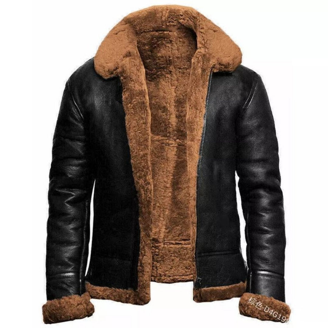 Flauschige Jacke für Herren