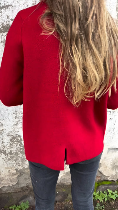 Valentina® | Wildlederjacke mit Reverskragen und Reißverschluss
