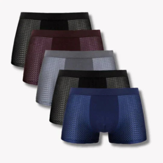 Atmungsaktive Herren Mesh-Unterwäsche 5er-Set