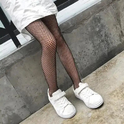 Damen Strumpfhose mit Fischgrätenmuster aus Elastischem Material