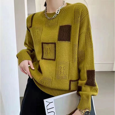 Fabiola® | Pullover mit karierten Mustern