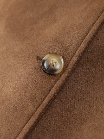 Beatriz® | Eleganter Wildledermantel mit Gürtel