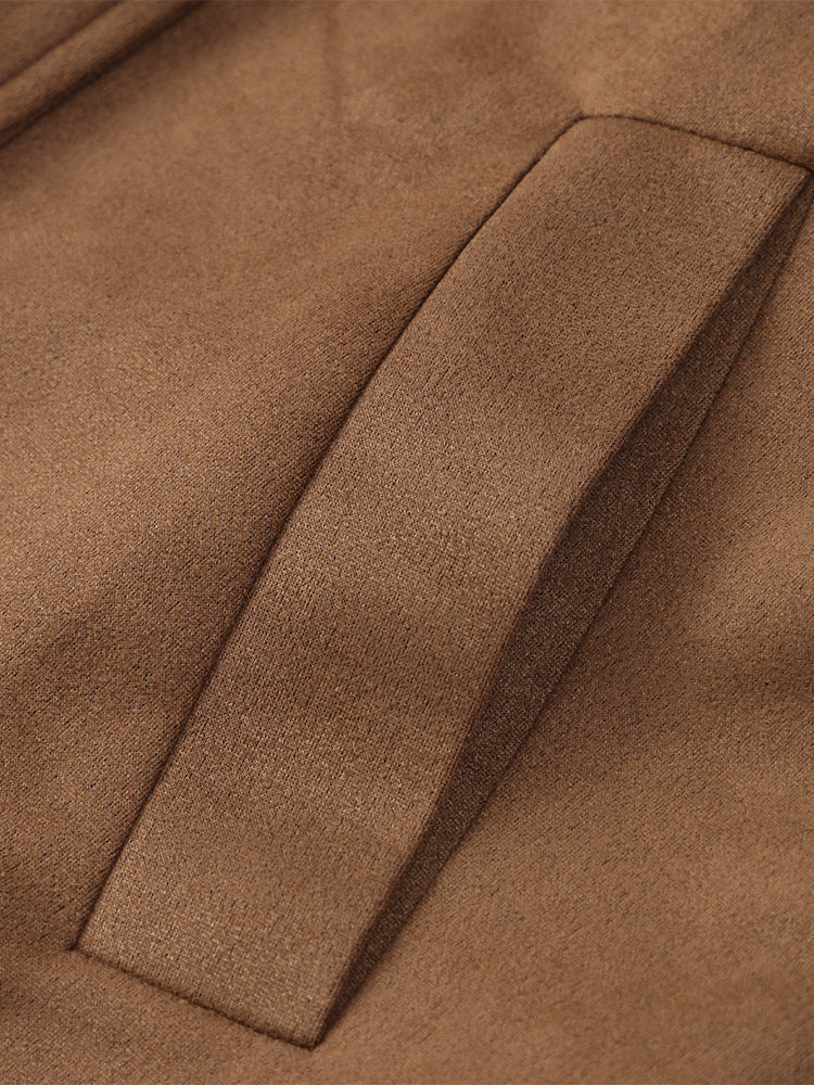 Beatriz® | Eleganter Wildledermantel mit Gürtel