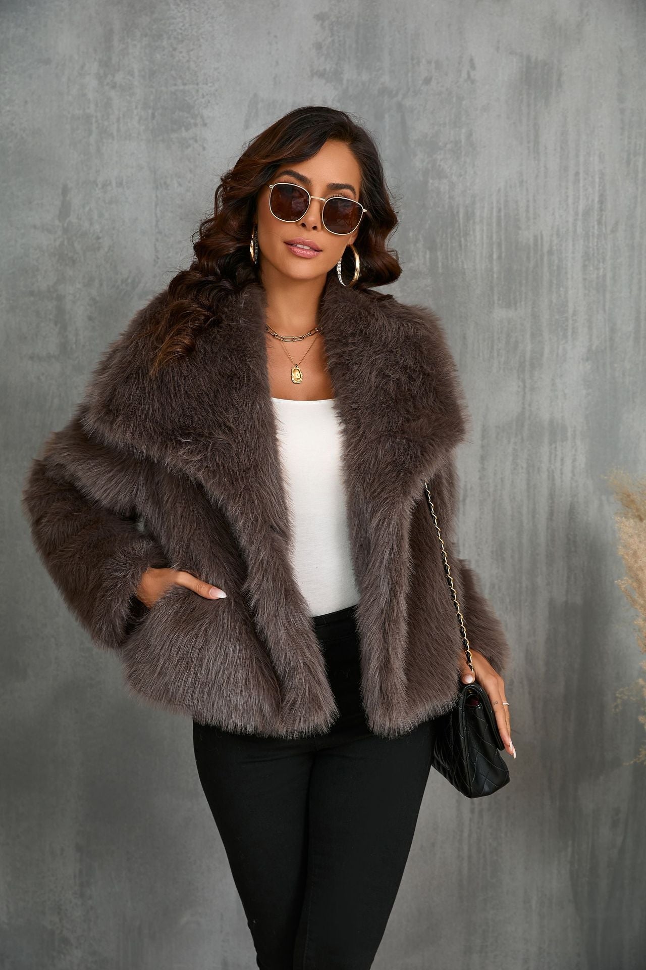 Alba® | Elegante Kunstpelzjacke