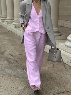 Sarina - 2-teiliges Set - ärmelloses Oberteil und Hose