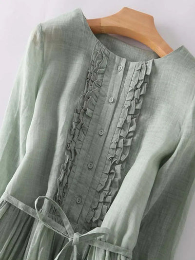 Navrel –  ELEGANTES SOMMERKLEID: MÜHELOS CHIC