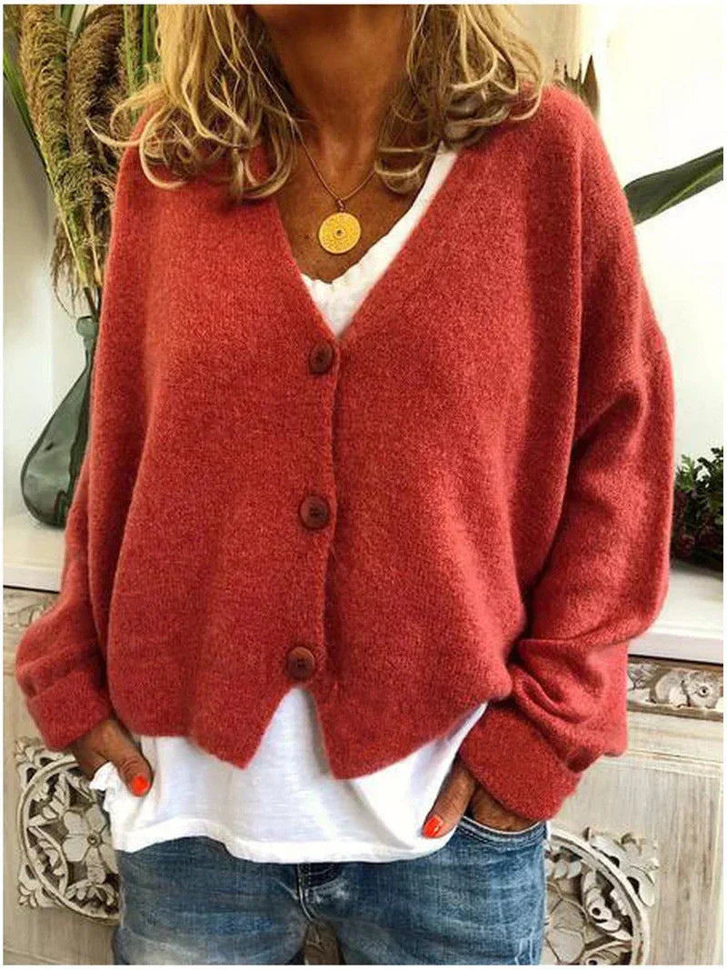 Beatrix | Trendige und elegante Winter-Strickjacke