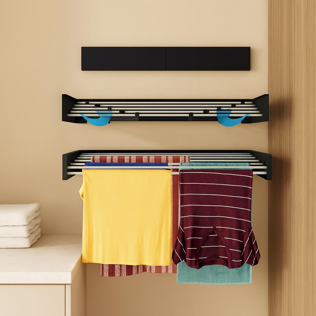 EcoDry Faltbarer Wäscheständer – Platzsparender Trockner für drinnen & draußen