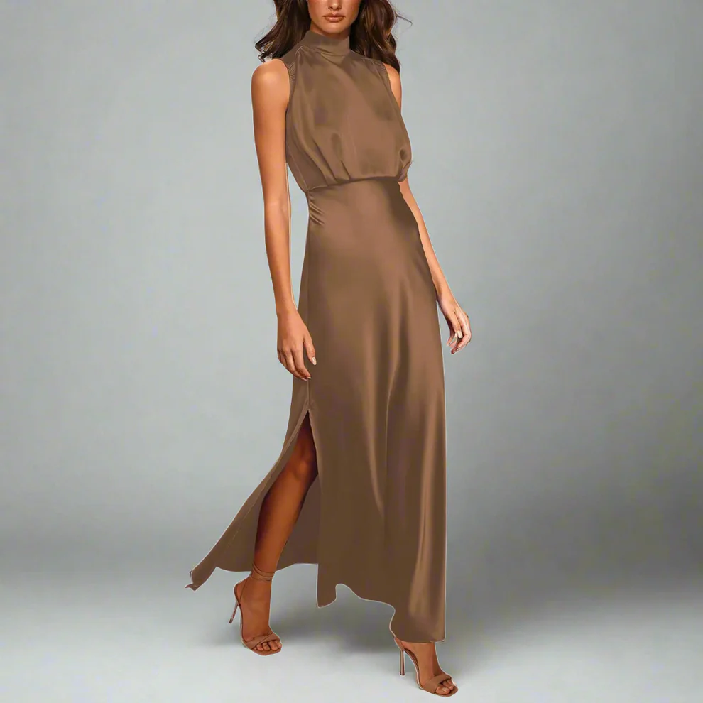 Sandra - Elegantes Seidenkleid für Frauen