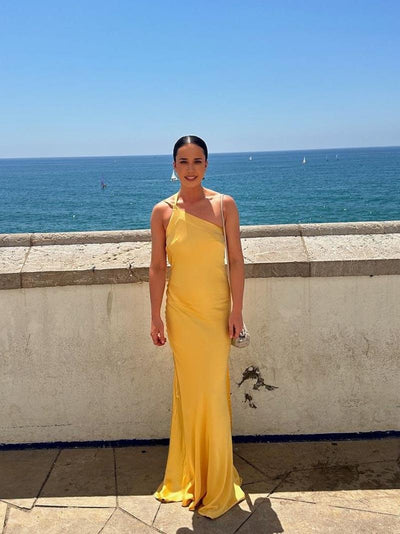 Avery | Elegantes Maxikleid ohne Rücken