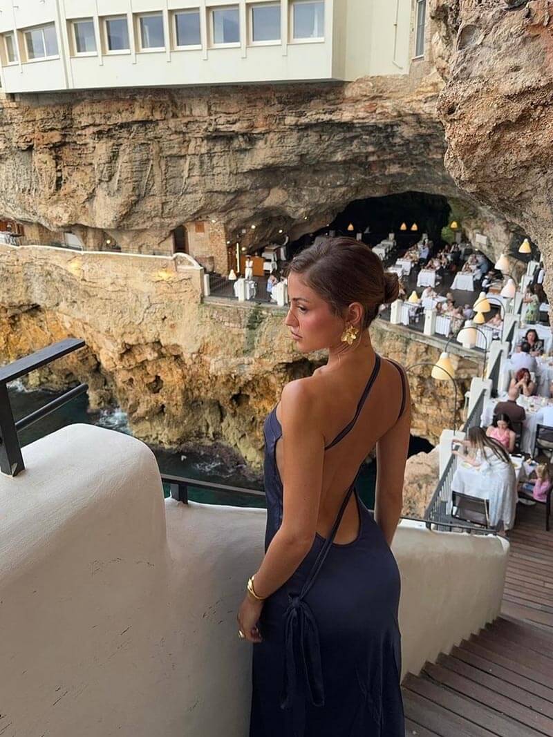 Avery | Elegantes Maxikleid ohne Rücken