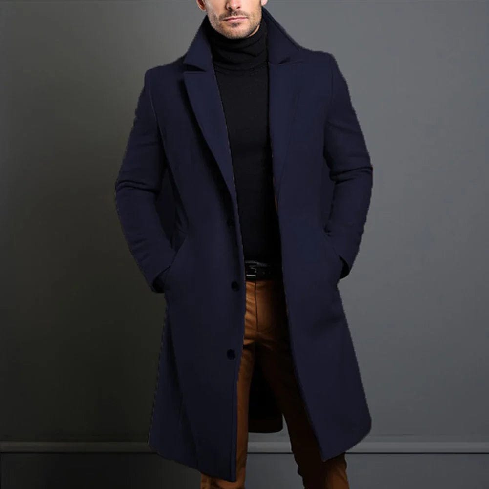 Franz | Eleganter Wollmantel für Herren Winter