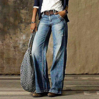Lina retro wide leg jeans