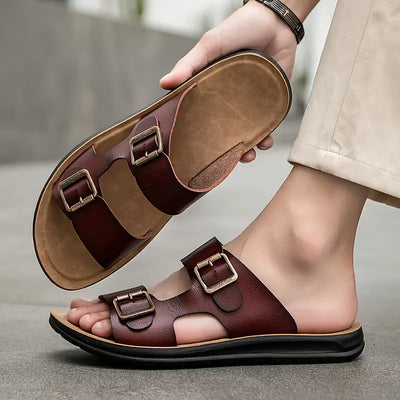 Gaspard- Bequeme und Stilvolle Vegan Ledersandalen für Herren