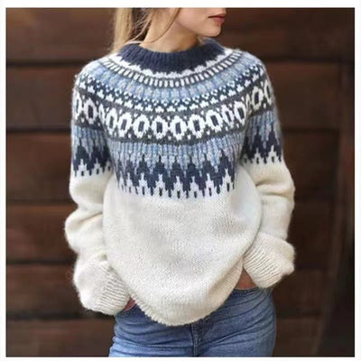 Gemütlicher Fair-Isle Pullover für Wintertage