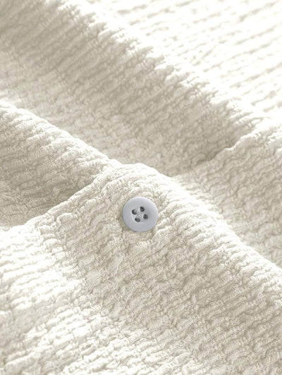 Gerrit – Herren Struktur Knopfhemd Lässig Und Modern