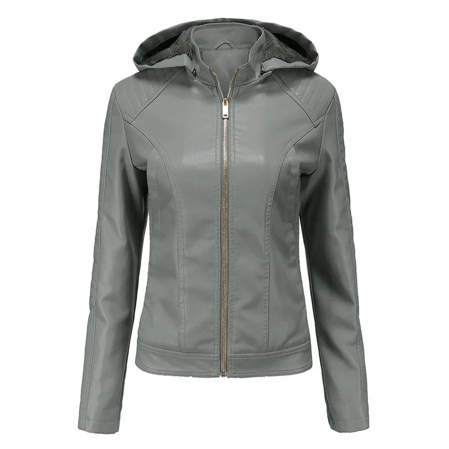 Mirjete - elegante lederjacke für einen zeitlosen look