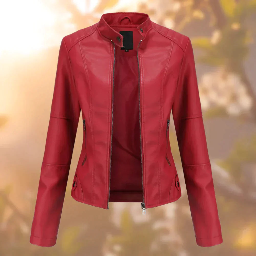 Stylische Bikerjacke für Damen | Schlanke Passform