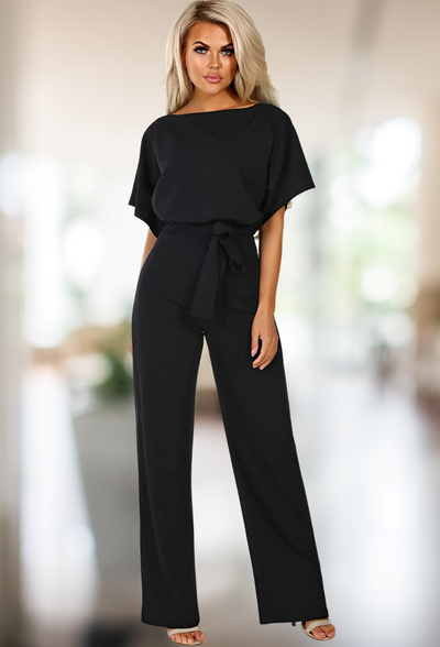 Denise - Eleganter Jumpsuit mit Ärmeln