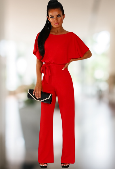 Denise - Eleganter Jumpsuit mit Ärmeln