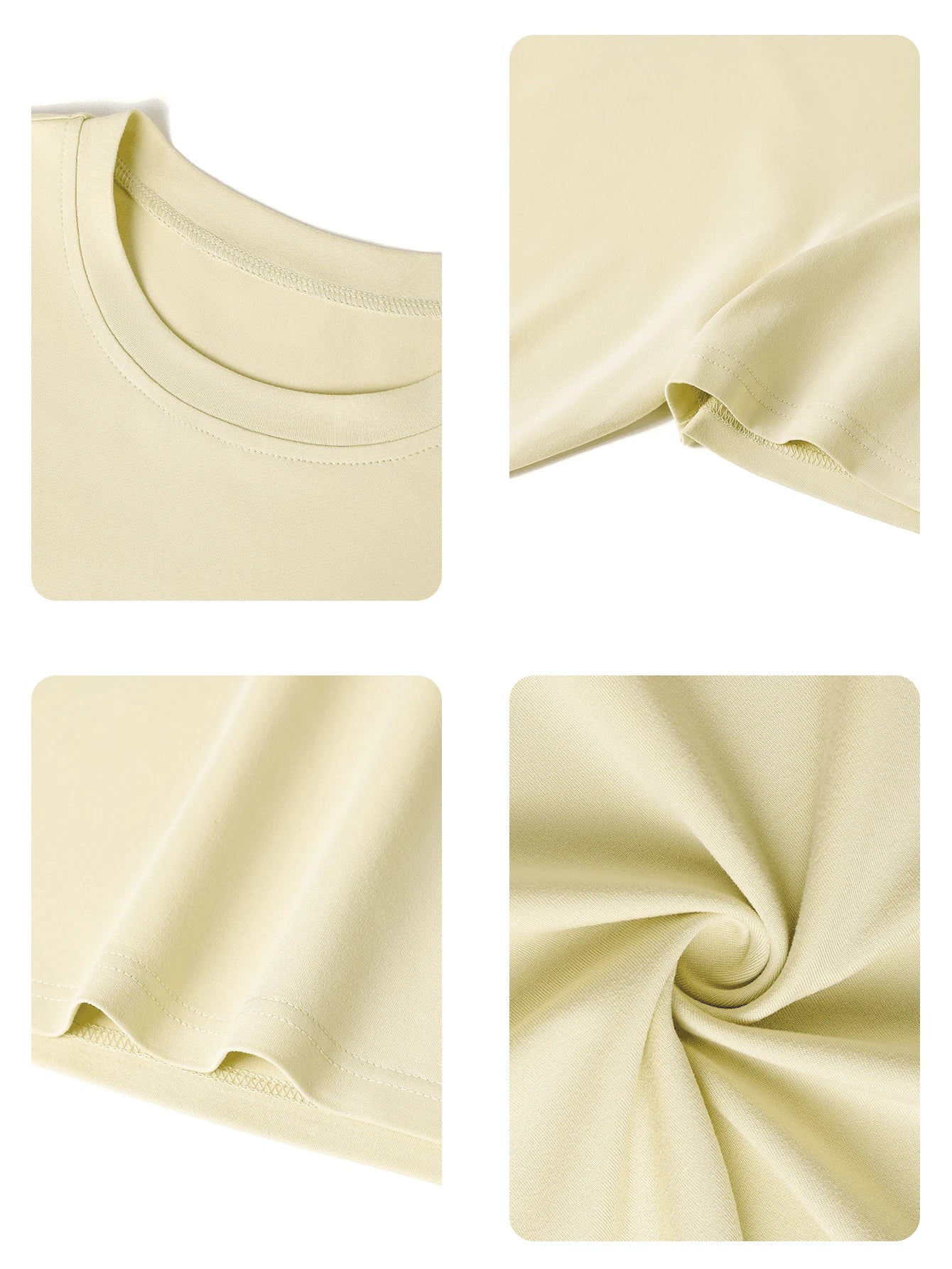 Hanna – Damen T-Shirt Kirschmotiv Locker Urlaub Rundhals Kurzarm