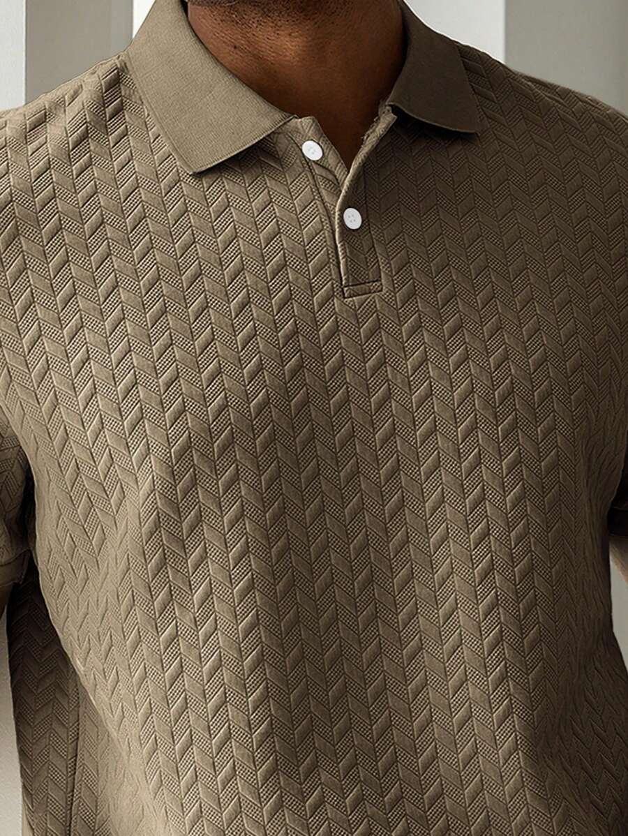 Heinrich – Kurzarm Polo Herren Unicolor Für Golf Und Herbst