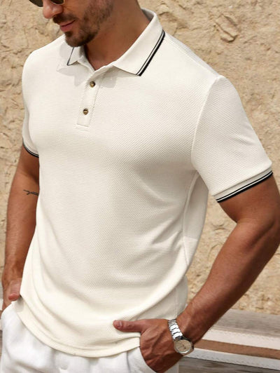 Helge – Polo Shirt Herren Kurzarm Sommer Lässig Und Modisch