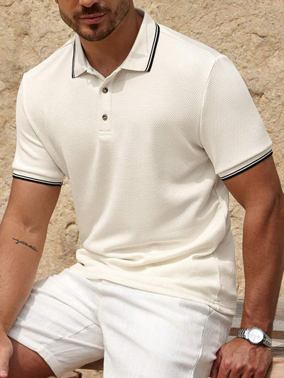 Helge – Polo Shirt Herren Kurzarm Sommer Lässig Und Modisch