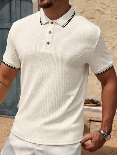 Helge – Polo Shirt Herren Kurzarm Sommer Lässig Und Modisch