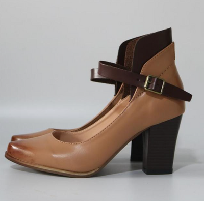 Helle- Stilvolle Mary Jane Pumps