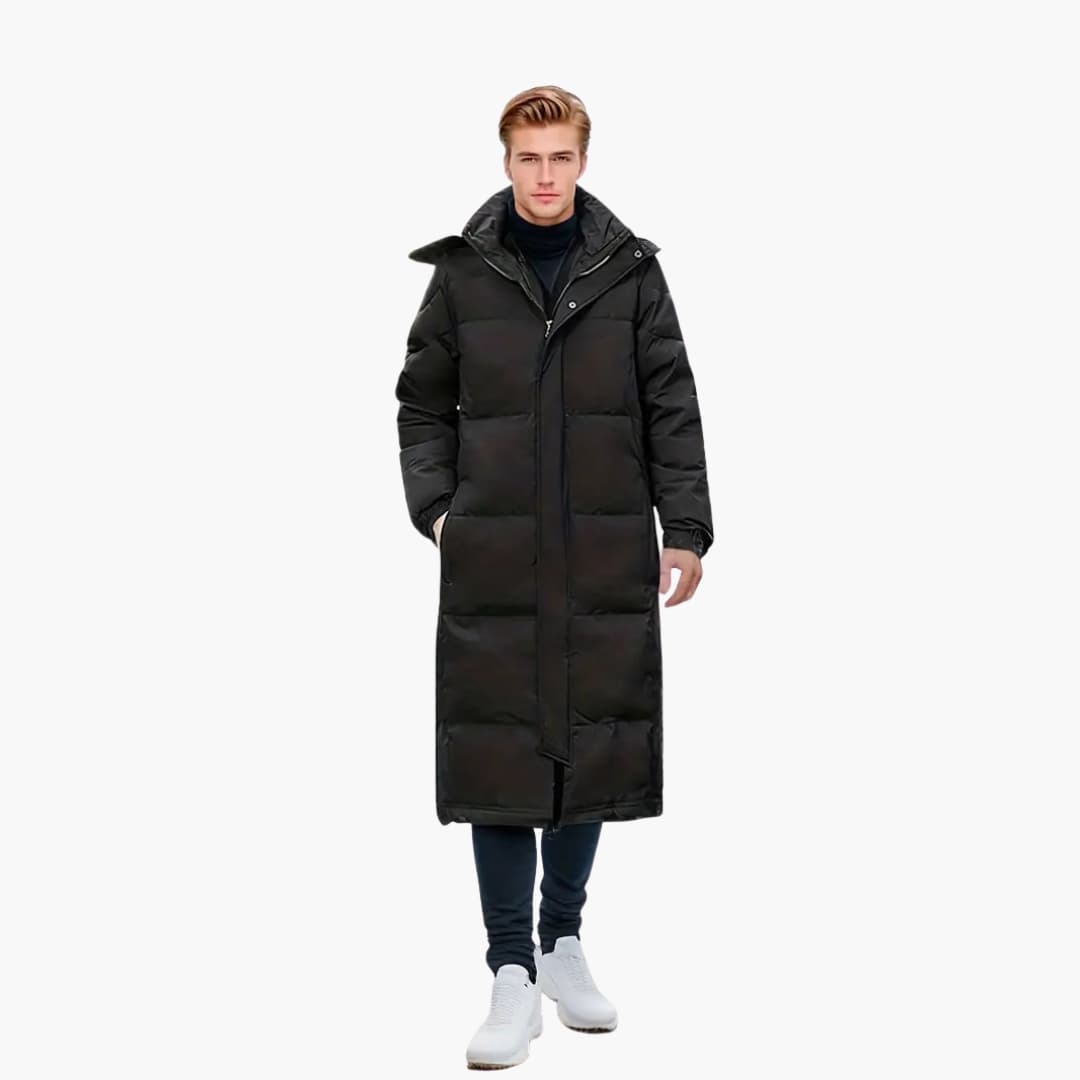 Herren Steppjacke Winter mit vollem Reißverschluss