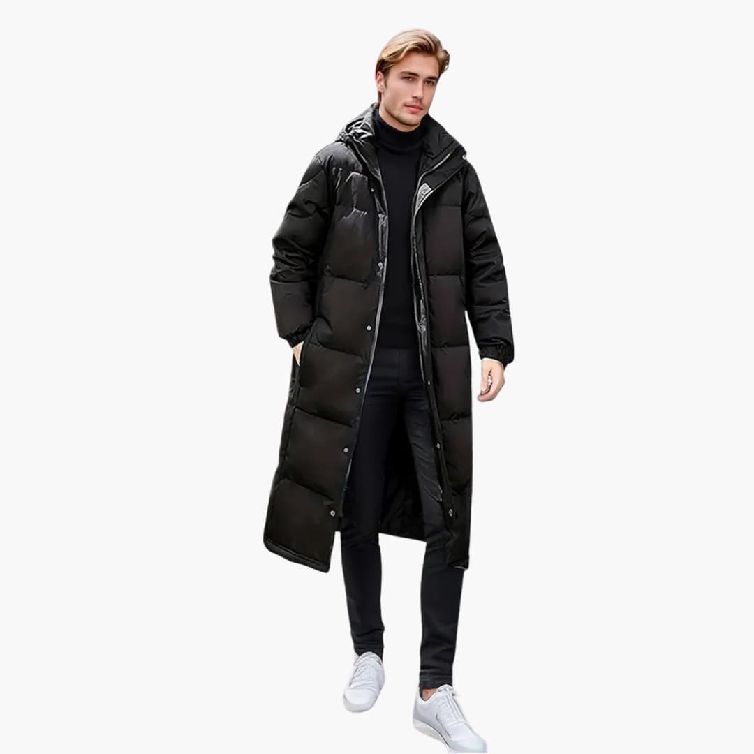 Herren Steppjacke Winter mit vollem Reißverschluss