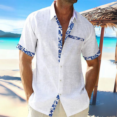 Herren Atmungsaktives Kurzarm Hemd | Sommer Stilvoller Komfort