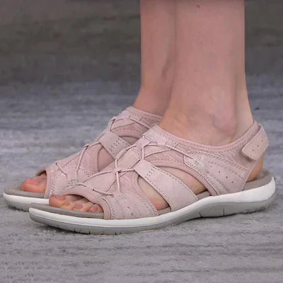 Herta - Stützende und weiche, verstellbare orthopädische Sandalen für Damen