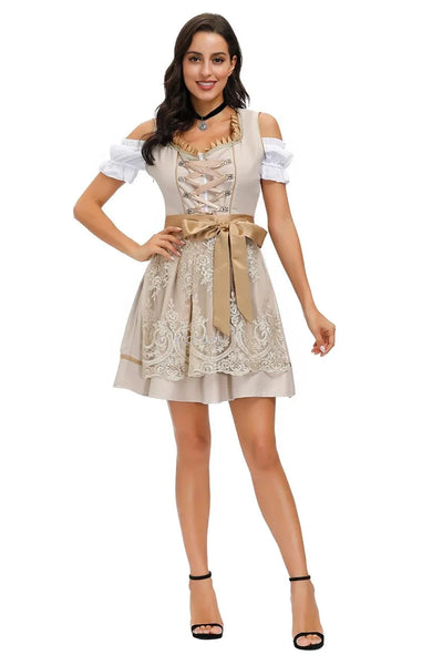 Damen Bayerisches Oktoberfest Dirndl Kleid