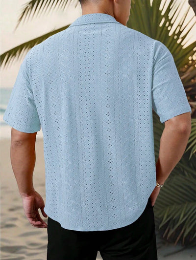 Holger – Boho Mesh Kurzarmhemd Herren Dreierpack Für Urlaub