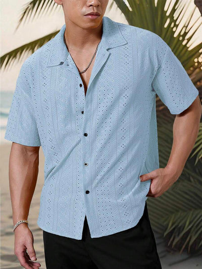 Holger – Boho Mesh Kurzarmhemd Herren Dreierpack Für Urlaub