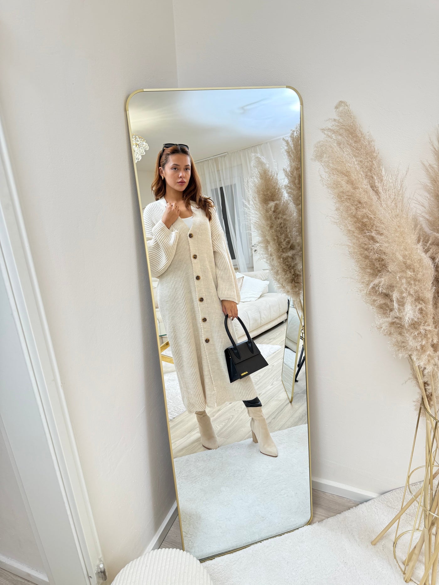 Strickkleid zum Knöpfen