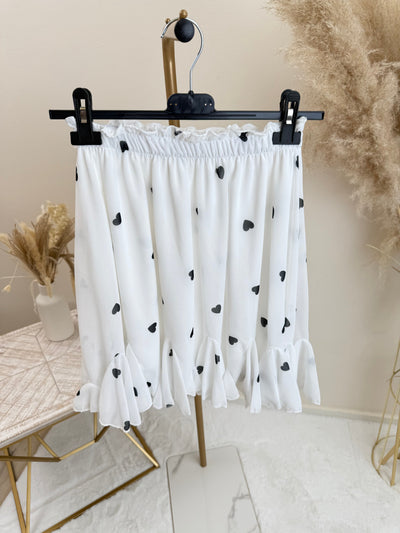 Rüschenrock Herzchen