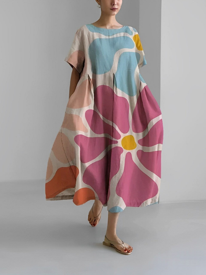 VALENTINA | Sommerliches Blumenoberteil mit schmeichelhafter Passform und Bewegungsfreiheit