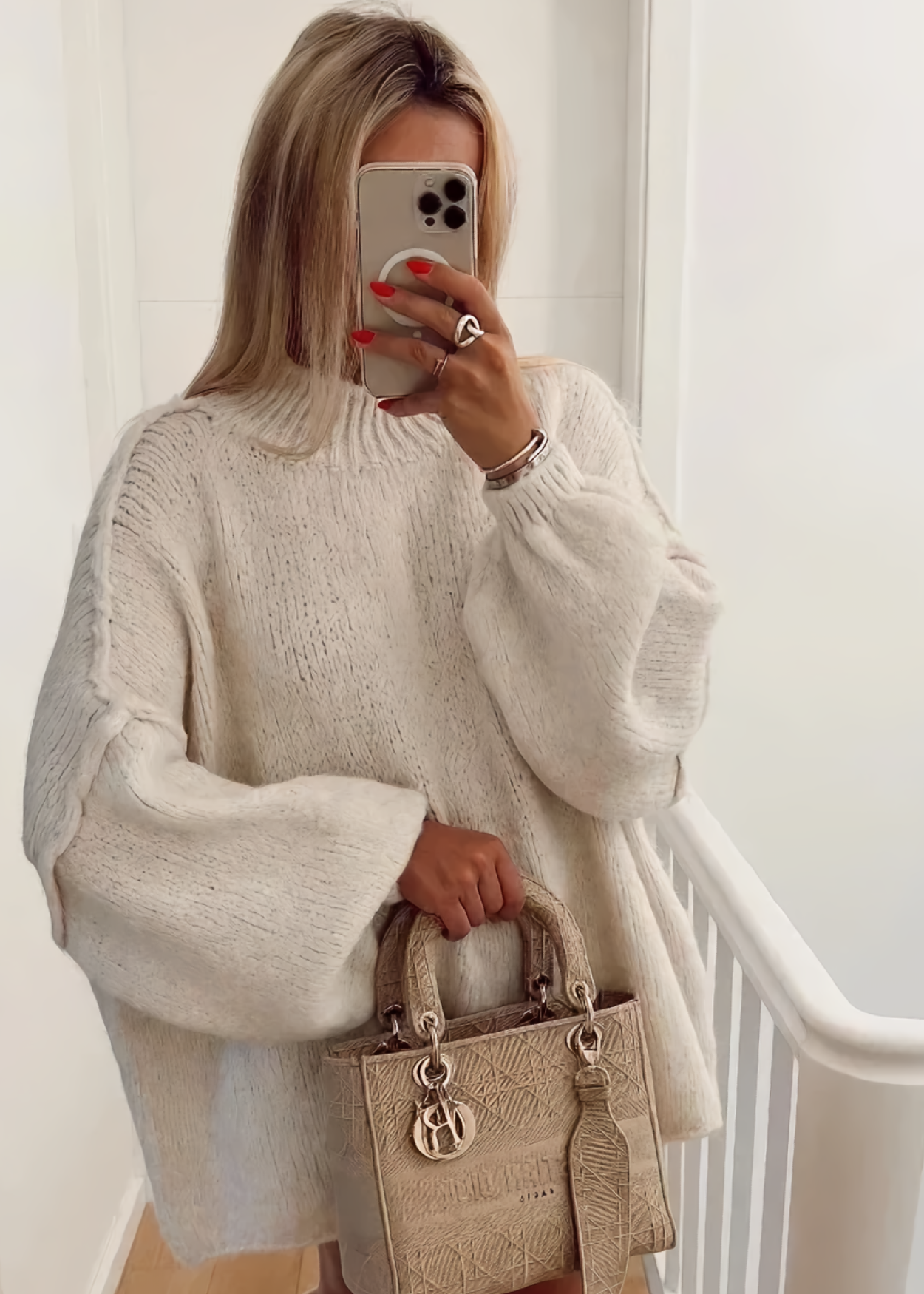 Raquel® | Übergroßer Straßenpullover mit O-Ausschnitt