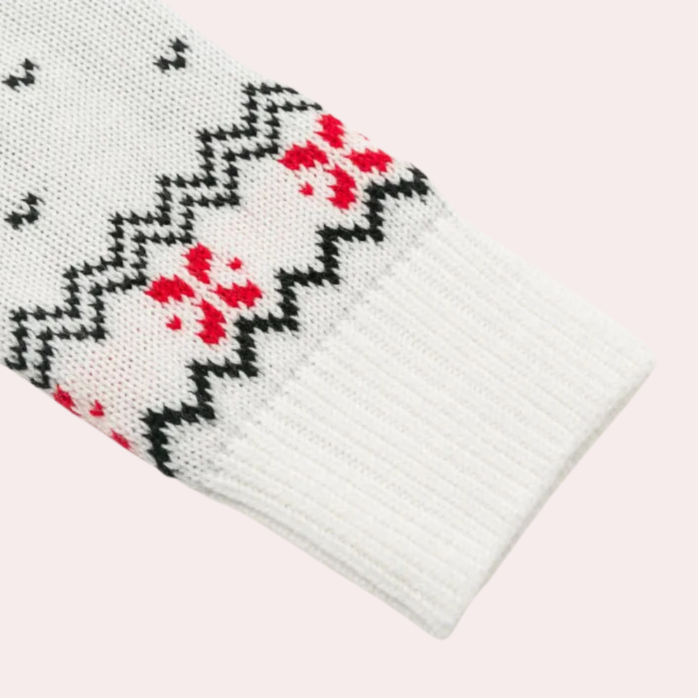 Feona - eleganter damen-weihnachtspullover mit stil