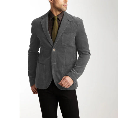 Herren-cordjacke, klassisch modern