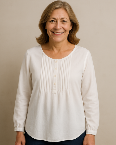 Elegante Damen Langarm Bluse