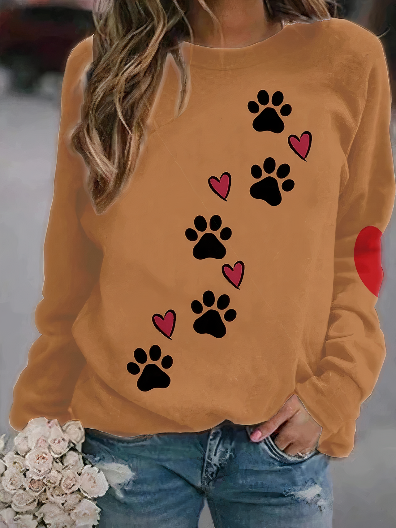 Rosalía® | Hundepullover mit Pfotenabdruck