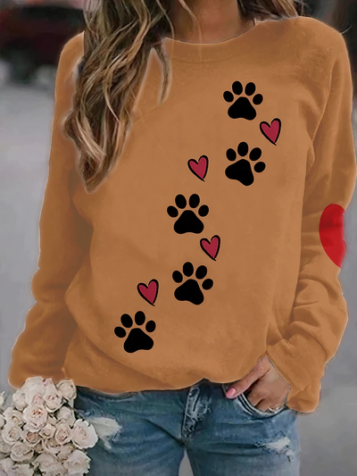 Rosalía® | Hundepullover mit Pfotenabdruck