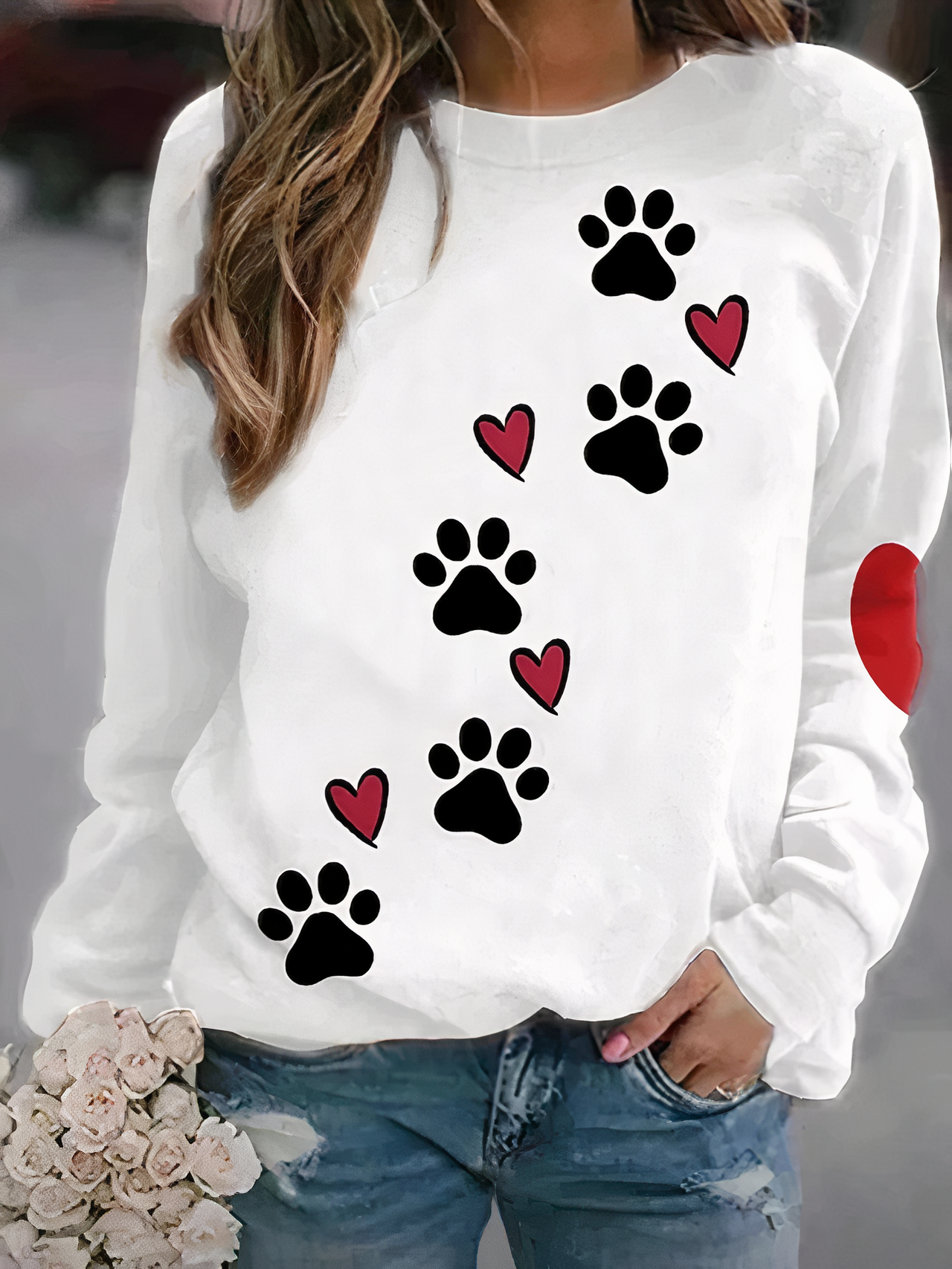 Rosalía® | Hundepullover mit Pfotenabdruck