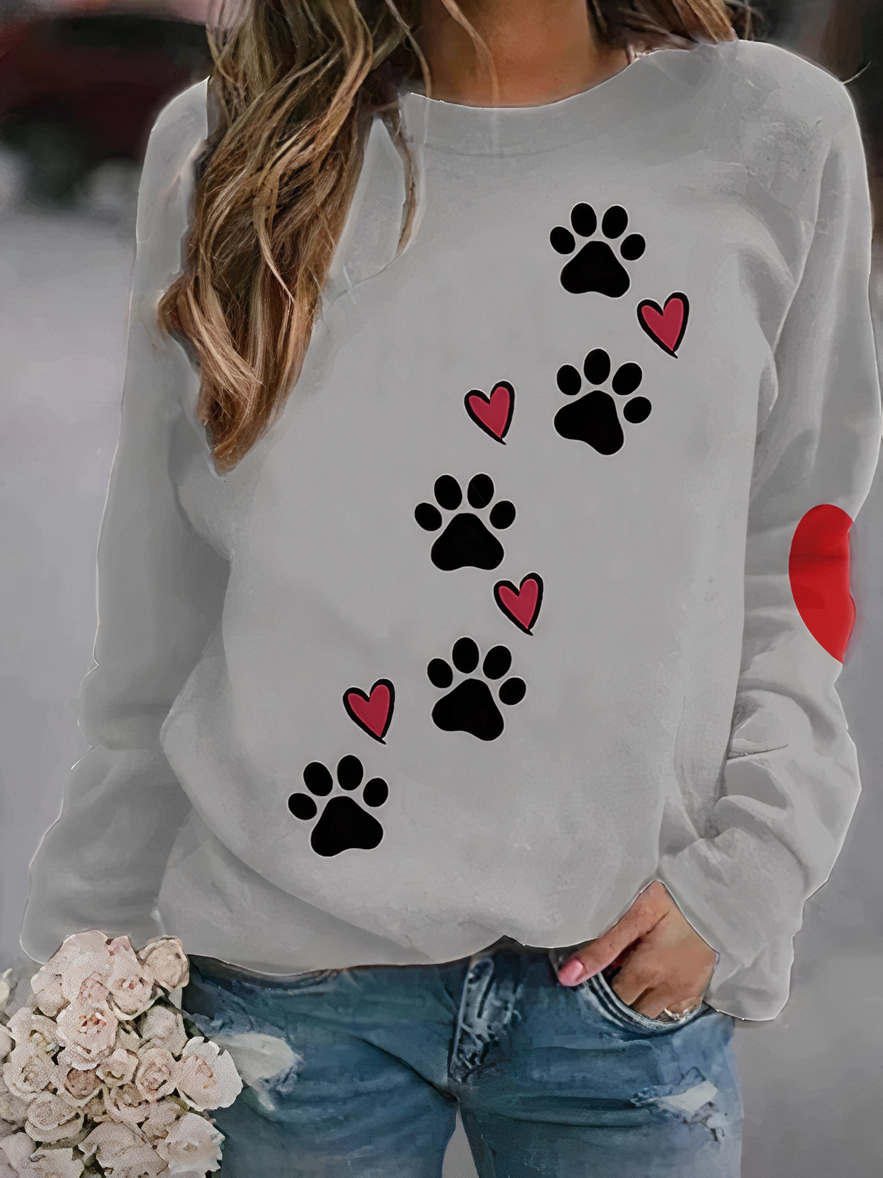 Rosalía® | Hundepullover mit Pfotenabdruck